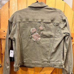 Rose Denim Jacket